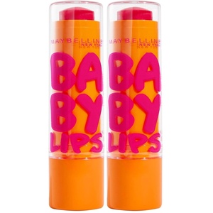 Maybelline New York Baby Lips Pflegender Lippenbalsam für 8H Feuchtigkeit mit LSF 20 & Reparatur-Konzentrat, Babyweiche Lippen & fruchtiger Kirsch-Duft, Nr. Cherry Me, 4,8g(4.8g (Packung mit 2))