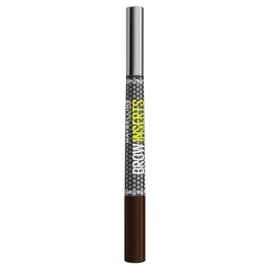 Maybelline New York Brow Inserts 2-in-1 Augenbrauenstift für füllige & definierte Augenbrauen, 3-fach Mikro-Spitze & Faser-Gel mit bis zu 36H Halt, Wasserfest & Wischfest, Blonde 1, 1 Stk.(6 Black Brown)