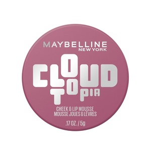 Maybelline New York Cloudtopia Wangen- & Lippen Mousse, 2-in-1 Blush & Lippenfarbe für 14H Halt, Luftig-leichte Textur & mattes Finish, Nr. 01 Twilight Berry, 5g(Twilight Berry)