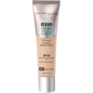 Maybelline New York Dream Urban Cover 305 Golden Amber, 1er Pack (1 x 30 ml)(122 creme-beige)