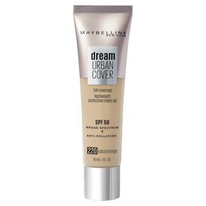 Maybelline New York Dream Urban Cover 305 Golden Amber, 1er Pack (1 x 30 ml)(220 Natural Beige)