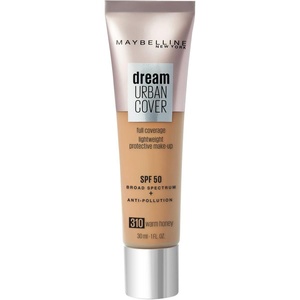 Maybelline New York Dream Urban Cover 305 Golden Amber, 1er Pack (1 x 30 ml)(310 Warm Honey)