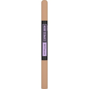 Maybelline New York Express Brow Satin Duo Augenbrauenstift und -puder in Nr. 02 Medium Brown, mittelbraun(Nr. 0 – Light Blond)