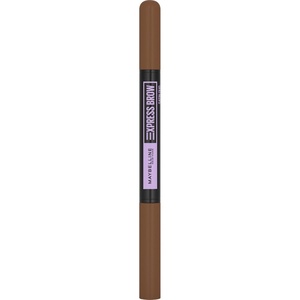 Maybelline New York Express Brow Satin Duo Augenbrauenstift und -puder in Nr. 02 Medium Brown, mittelbraun(Nr. 02 – Medium Brown)