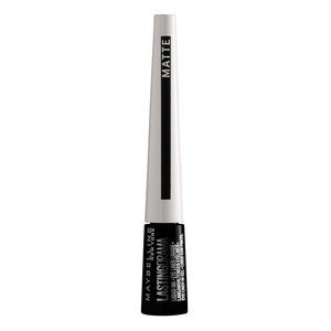 Maybelline New York Eyeliner Master Ink Matte Black/Konturenstift Schwarz, optimale Farbdosierung mit mattem Finish, 1 x 3 g(Schwarz)