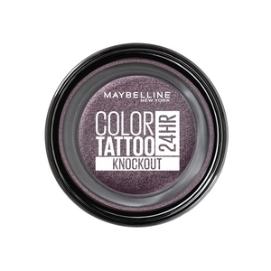 Maybelline New York Eyestudio Color Tattoo Eyeshadow Nummer 45 infinite white, 1er Pack (1 x 3.5 ml)(160 Knockout  Violett)