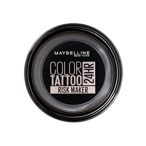 Maybelline New York Eyestudio Color Tattoo Eyeshadow Nummer 45 infinite white, 1er Pack (1 x 3.5 ml)(190 Risk Maker  Schwarz)