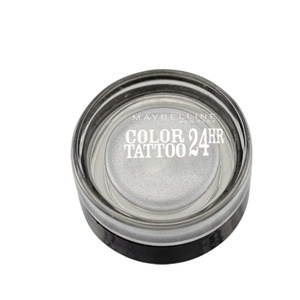 Maybelline New York Eyestudio Color Tattoo Eyeshadow Nummer 45 infinite white, 1er Pack (1 x 3.5 ml)(50 silver)