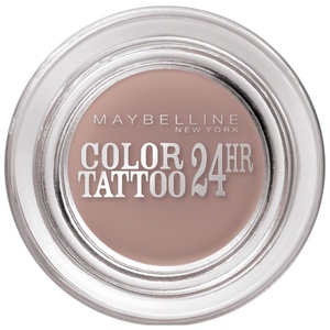 Maybelline New York Eyestudio Color Tattoo Eyeshadow Nummer 45 infinite white, 1er Pack (1 x 3.5 ml)(Creamy Beige)