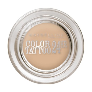 Maybelline New York Eyestudio Color Tattoo Eyeshadow Nummer 45 infinite white, 1er Pack (1 x 3.5 ml)(Creme De Nude)