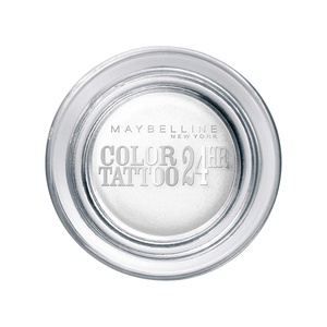 Maybelline New York Eyestudio Color Tattoo Eyeshadow Nummer 45 infinite white, 1er Pack (1 x 3.5 ml)(Infinite White)