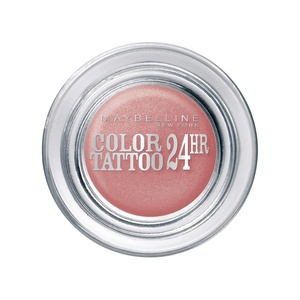 Maybelline New York Eyestudio Color Tattoo Eyeshadow Nummer 45 infinite white, 1er Pack (1 x 3.5 ml)(Pink Gold)