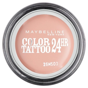 Maybelline New York Eyestudio Color Tattoo Eyeshadow Nummer 45 infinite white, 1er Pack (1 x 3.5 ml)(Rosa)