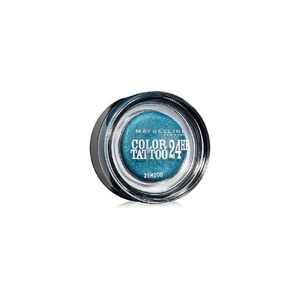 Maybelline New York Eyestudio Color Tattoo Eyeshadow Nummer 45 infinite white, 1er Pack (1 x 3.5 ml)(türkis)