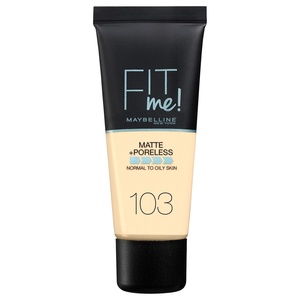 Maybelline New York Fit me! Matte & Poreless Make-up Nr. 335 Classic Tan, 30 ml(103 pure ivory)