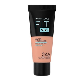 Maybelline New York Fit me! Matte & Poreless Make-up Nr. 335 Classic Tan, 30 ml(245 classic beige)