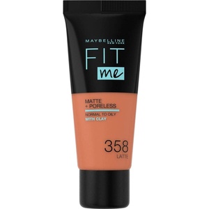Maybelline New York Fit me! Matte & Poreless Make-up Nr. 335 Classic Tan, 30 ml(Braun.)