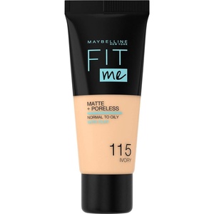 Maybelline New York Fit me! Matte & Poreless Make-up Nr. 335 Classic Tan, 30 ml(Elfenbeinfarben)
