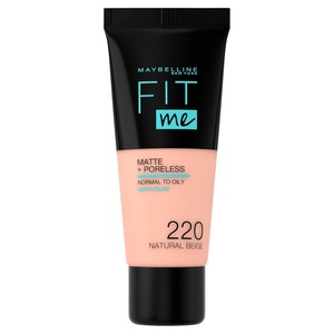 Maybelline New York Fit me! Matte & Poreless Make-up Nr. 335 Classic Tan, 30 ml(Natürliches Beige)