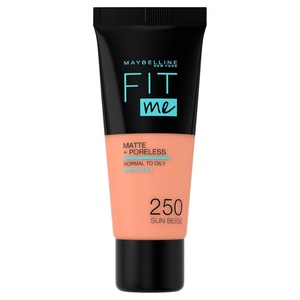Maybelline New York Fit me! Matte & Poreless Make-up Nr. 335 Classic Tan, 30 ml(Nr. 250 Sun Beige)