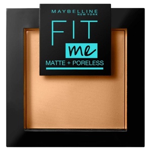 Maybelline New York FitMe Matt und Poreless Puder 90 Translucent 1er Pack(1 x 9 g)(350 Caramel)