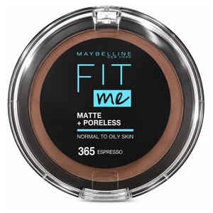 Maybelline New York FitMe Matt und Poreless Puder 90 Translucent 1er Pack(1 x 9 g)(365 Espresso)