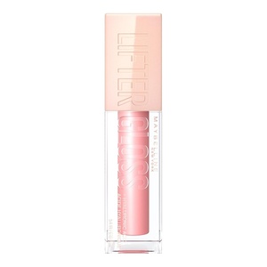 Maybelline New York Glänzender Lipgloss für voller wirkende Lippen, Feuchtigkeitsspendend, Mit Hyaluronsäure, Lifter Gloss, Farbe: Nr. 002 Ice (Nude), 1 x 5,4 ml(Nr. 06 Reef)