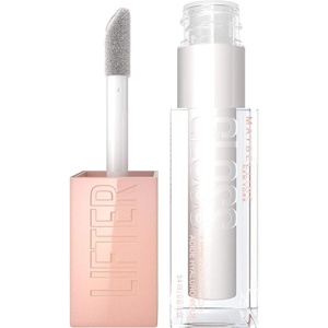 Maybelline New York Glänzender Lipgloss für voller wirkende Lippen, Feuchtigkeitsspendend, Mit Hyaluronsäure, Lifter Gloss, Farbe: Nr. 002 Ice (Nude), 1 x 5,4 ml(Pearl)