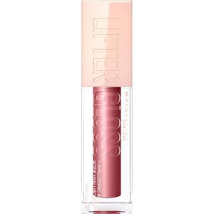 Maybelline New York Glänzender Lipgloss für voller wirkende Lippen, Feuchtigkeitsspendend, Mit Hyaluronsäure, Lifter Gloss, Farbe: Nr. 002 Ice (Nude), 1 x 5,4 ml(Rosa)