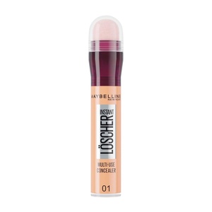 Maybelline New York Instant Anti-Age Effekt Löscher Concealer gegen Augenringe & Falten, Mit Goji-Beere & Haloxyl, Mikro-Lösch-Applikator für präzises Abdecken, Nr. 01 Light, 6,8ml(02 Light)