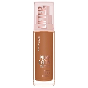 Maybelline New York Lifter Foundation, Flüssiges Make-up für strahlenden Teint mit Hyaluron und Niacinamid, polstert auf & spendet Feuchtigkeit, Nr. 220, 30 ml(355)