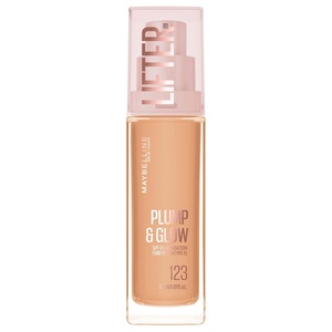 Maybelline New York Lifter Foundation, Flüssiges Make-up für strahlenden Teint mit Hyaluron und Niacinamid, polstert auf & spendet Feuchtigkeit, Nr. 220, 30 ml(123)