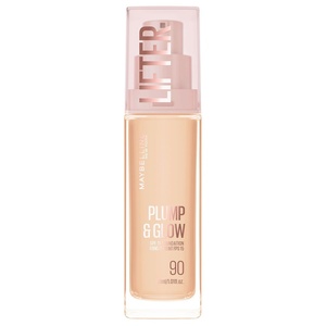 Maybelline New York Lifter Foundation, Flüssiges Make-up für strahlenden Teint mit Hyaluron und Niacinamid, polstert auf & spendet Feuchtigkeit, Nr. 220, 30 ml(90)