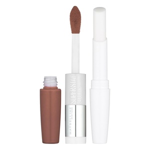 Maybelline New York Lippenstift, Super Stay 24H Optic Brights, Flüssig und langanhaltend, Nr. 875 Frozen Rose, 5g(Nr. 615 Soft Taupe)