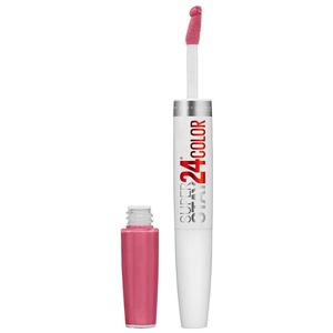 Maybelline New York Lippenstift, Super Stay 24H Optic Brights, Flüssig und langanhaltend, Nr. 875 Frozen Rose, 5g(Pink / San Diego)