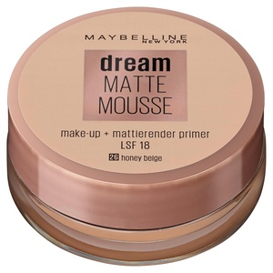 Maybelline New York Make Up, Dream Matte Mousse Make-Up, Mattierend, Nr. 20 Cameo(Nr. 26 Honey Beige)