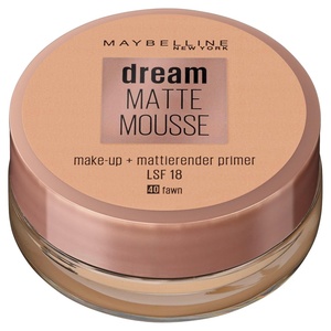 Maybelline New York Make Up, Dream Matte Mousse Make-Up, Mattierend, Nr. 20 Cameo(Nr. 40 Fawn)