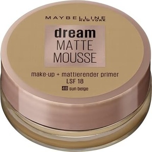 Maybelline New York Make Up, Dream Matte Mousse Make-Up, Mattierend, Nr. 20 Cameo(Tief)