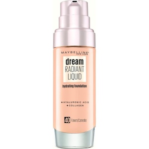 Maybelline New York Make Up, Dream Radiant Liquid Make-Up, Flüssige Foundation, Nr. 03 True Ivory, 30 ml(Mittelwarm)