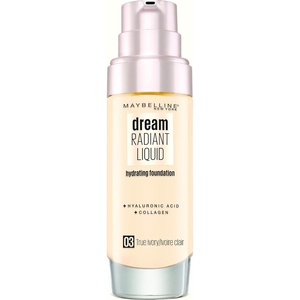 Maybelline New York Make Up, Dream Radiant Liquid Make-Up, Flüssige Foundation, Nr. 03 True Ivory, 30 ml(Nr. 03 True Ivory)