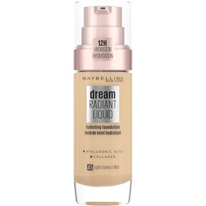 Maybelline New York Make Up, Dream Radiant Liquid Make-Up, Flüssige Foundation, Nr. 30 Sand, 30 ml(45 Honey.)
