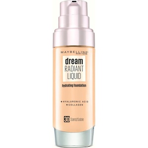 Maybelline New York Make Up, Dream Radiant Liquid Make-Up, Flüssige Foundation, Nr. 30 Sand, 30 ml(Nr. 30 Sand)