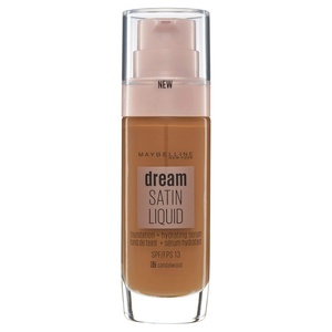 Maybelline New York Make Up, Dream Radiant Liquid Make-Up, Flüssige Foundation, Nr. 30 Sand, 30 ml(True Beige)