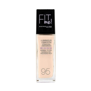 Maybelline New York Make Up, Fit Me! Foundation mit LSF18, Für makellose Haut, Alle Hauttypen, Nr. 110 Porcelain, 30 ml(Porzellan)