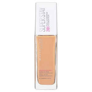 Maybelline New York Make Up, Super Stay 24h Make-Up, Flüssige, langanhaltende Foundation, Nr. 30 Sand, 30 ml(Caramel Beige)
