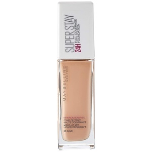 Maybelline New York Make Up, Super Stay 24h Make-Up, Flüssige, langanhaltende Foundation, Nr. 30 Sand, 30 ml(Sable)
