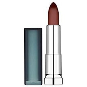 Maybelline New York Make-Up Lippenstift Color Sensational Creamy Mattes Lipstick Nude Embrace/Elegantes Hellbraun mit mattierendem Finish, 1 x 5 g(Tip Top Tüll)