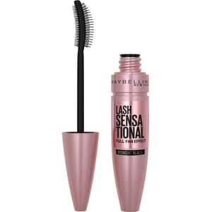 Maybelline New York Mascara für Volumen und Definition, Lash Sensational, Burgundy Brown, 9,5 ml(Midnight Black)