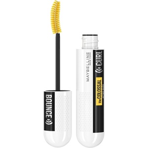 Maybelline New York Schwarze Wimperntusche für 24h Schwung und Volumen, Mit Memory Curl Formel für unvergessliches Augen Make-up, Colossal Curl Bounce Mascara, Very Black, 1 x 10 ml(After Dark)