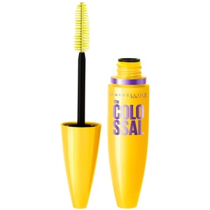 Maybelline New York Schwarze Wimperntusche mit Collagen für voluminöse Wimpern in nur einem Auftrag, Volum‘ Express The Colossal Mascara, Black, 1 x 10,7 ml(Schwarz)